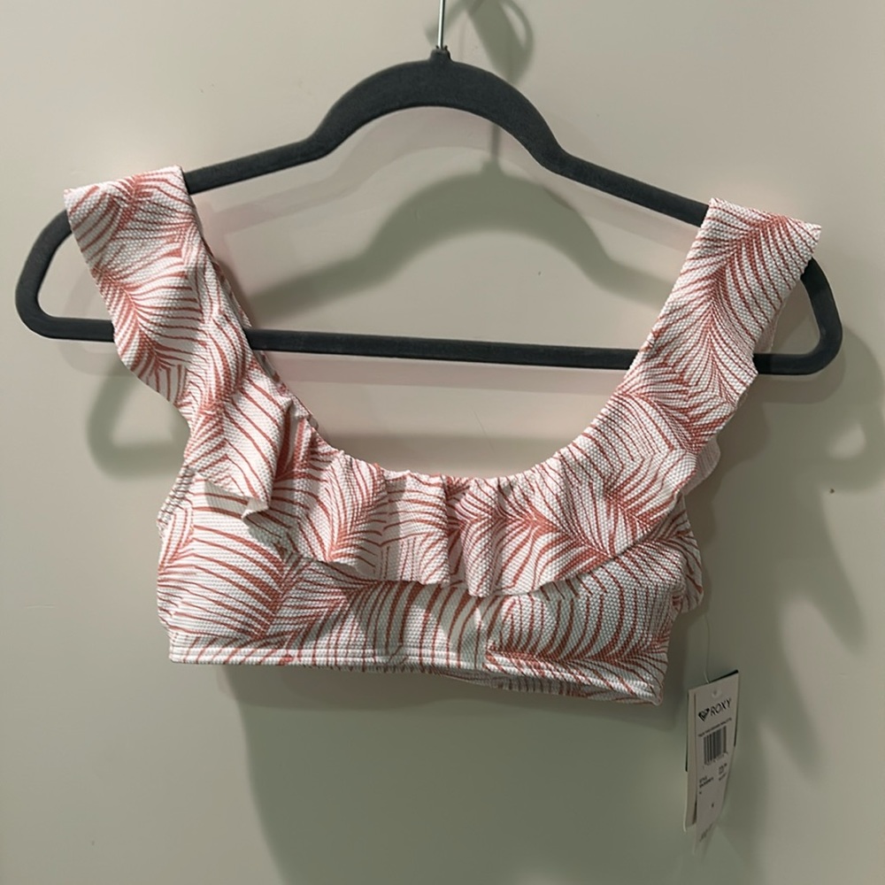 Roxy ruffled swimsuit top